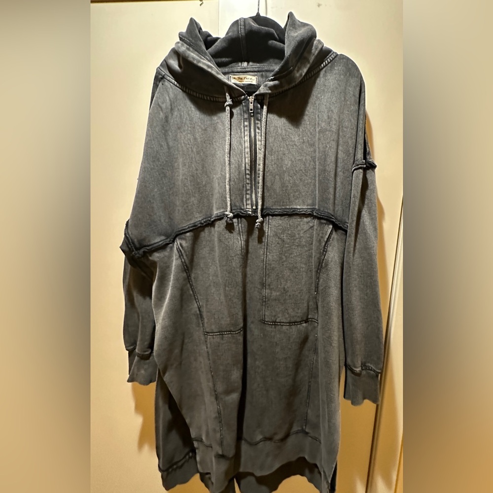 We The Free Gray Hoodie Sweatshirt